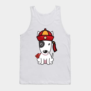 Cute Lunar New Year Bulldog Terrier Tank Top